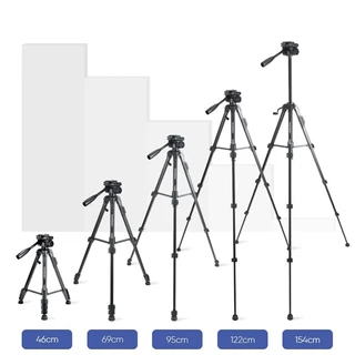 YUNTENG VCT-668 ของแท้100% ขาตั้งกล้อง มีรีโมทและคลิปหนีบโทรศัพท์แถมให้ฟรี tripod for camera DV ความสูง 155เซนติเมตร