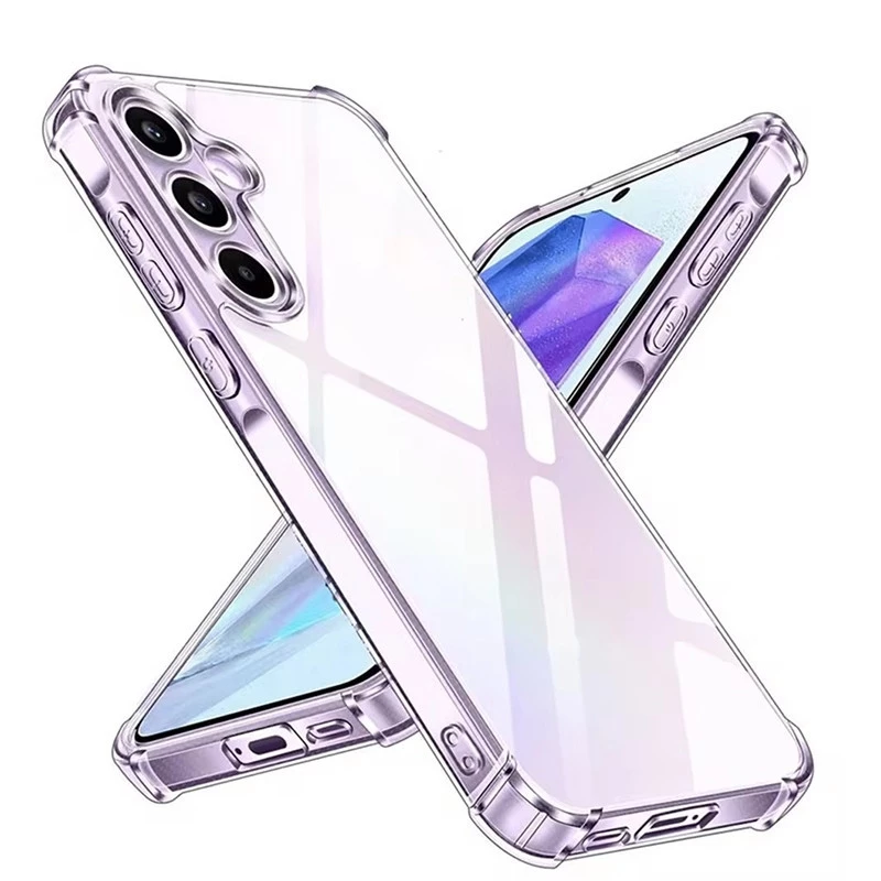 เคสใสกันกระแทก For Samsung A57 A37 A07 A17 4G/5G A06 A16 A26 A36 A56 A55 A15 A05 A05S A04 A04S A03S A03 A02 A02S A12 018