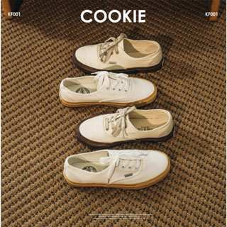 KIM&CO. Cookie(KF001W) รองเท้าผ้าใบแฟชั่นผู้หญิง สีครีมน้ำตา…