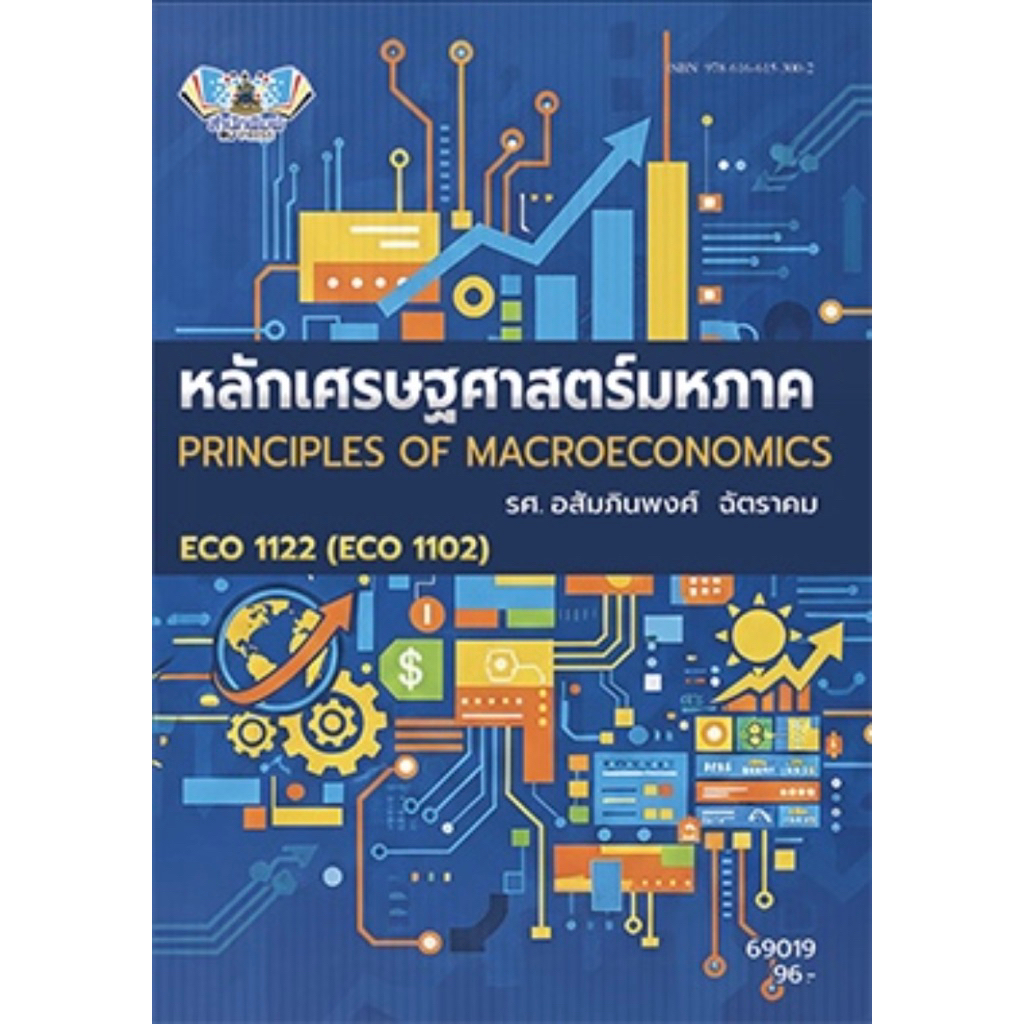 ตำราเรียน ม.ราม ECO1122 (ECO1102) หลักเศรษฐศาสตร์มหภาค (69019)