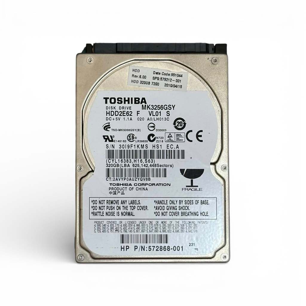 TOSHIBA HDD 320GB 2.5 นิ้ว มือสอง