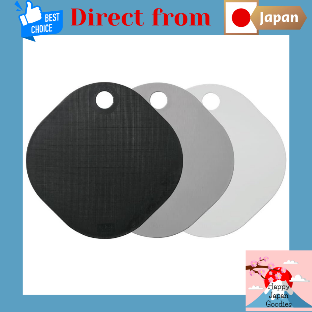 &NE Cutting Board/Chopping Board nikii 3-Piece set Width 18.5cm × Depth 18.5cm × Thickness 0.3cm Cut