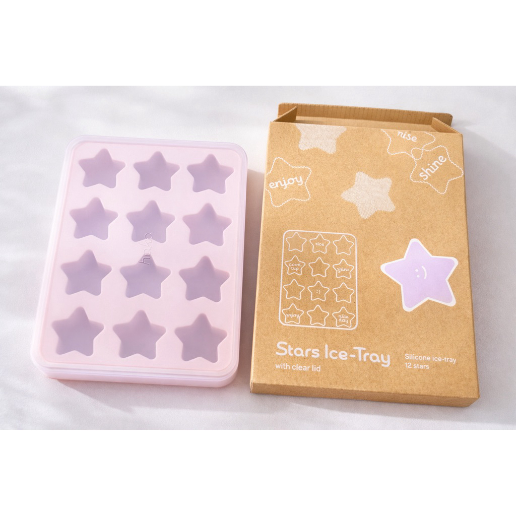 hako Silicone Ice Tray (Star)ถาดน้ำแข็งซิลิโคนรูปดาว
