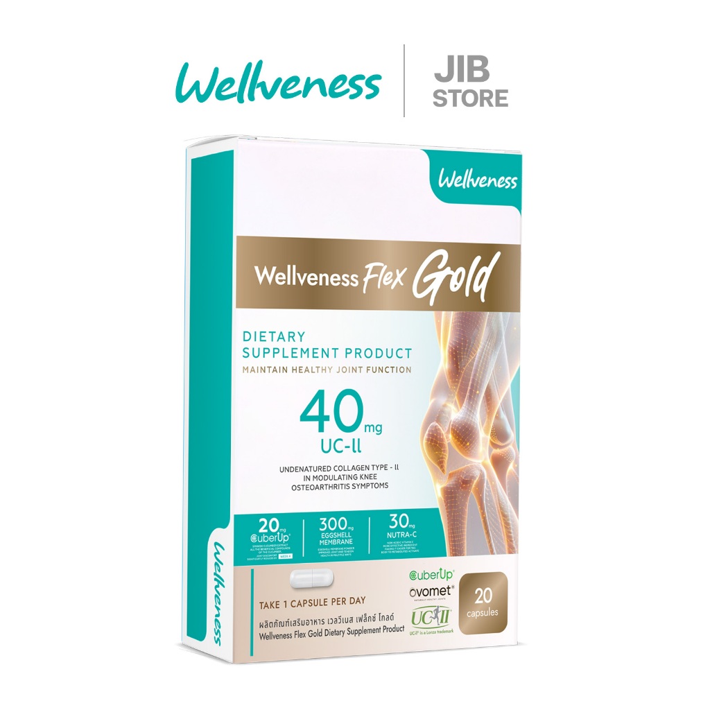 Wellveness Flex Gold เวลเฟล็กซ์โกลด์ เวลวีเนส ผลิตภัณฑ์อาหารเสริม
