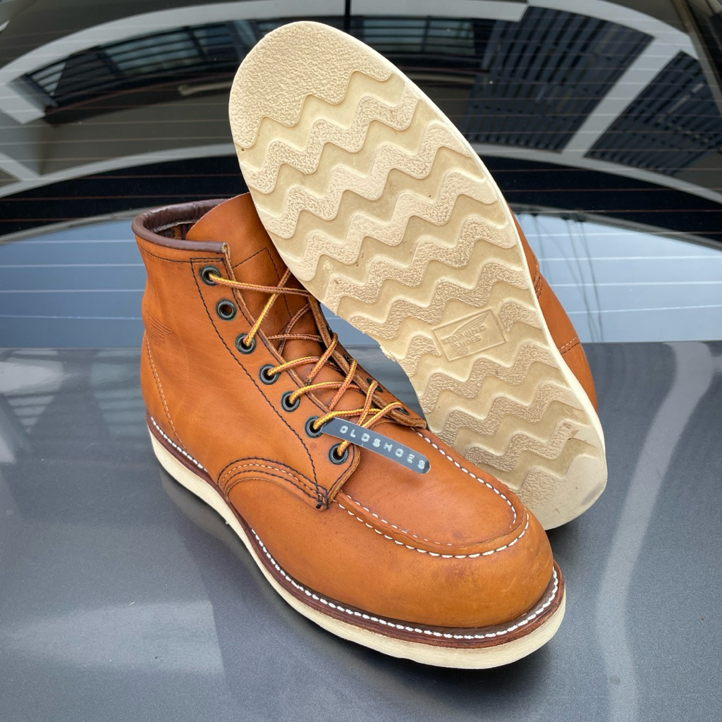 ส่งฟรี 9us 27cm รองเท้า REDWING USA Heritage - Style 875 Moc 6-Inch Boot in Oro Legacy Leather