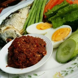 น้ำพริกตาแดงสูตรโบราณแบบบ้านๆ อร่อยครบรสไม่ต้องปรุงเพิ่มทำวันต่อวันไม่ใส่สารกันบูดสดสะอาดปลอดภัยทานกับอะไรก็อร่อย