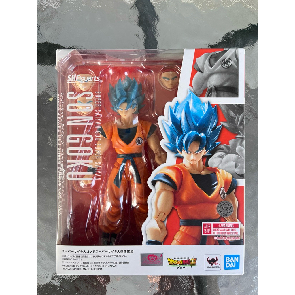 (พร้อมส่ง) S.H.Figuarts SSJ Son Goku Blue (มือ 1)