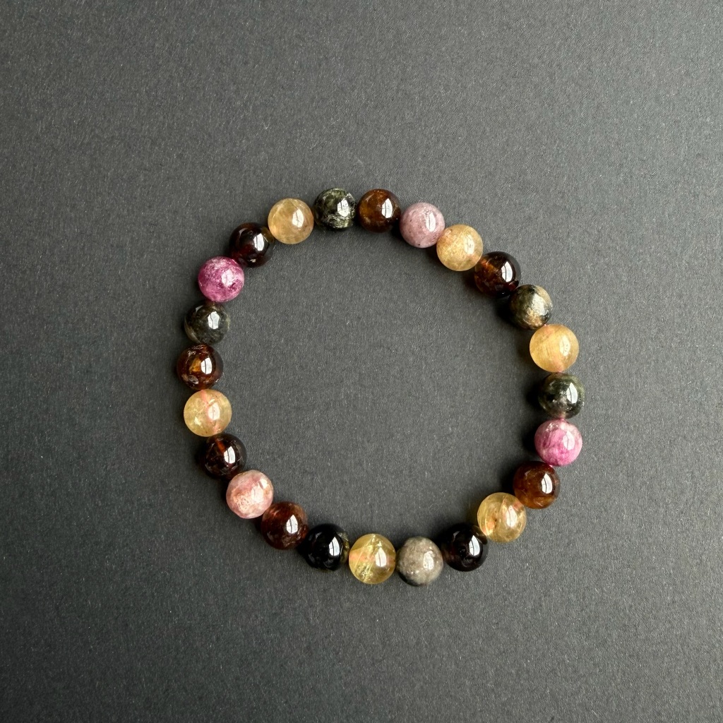 กำไลหินแท้ ทัวมาลีน (Tourmaline) 8mm
