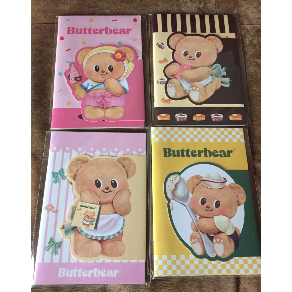 ✨ของใหม่✨ สมุดโน๊ต A5 Kian-Da Butterbear (4 แบบ)