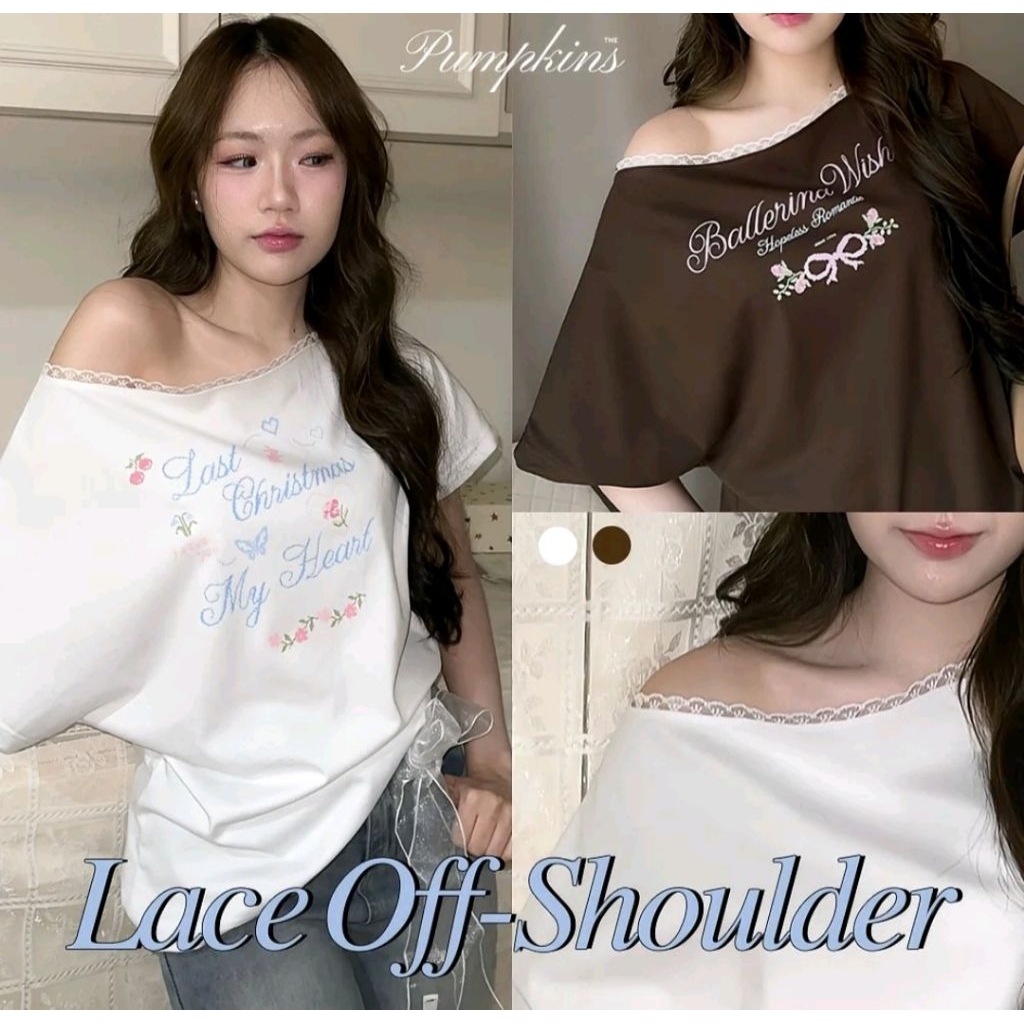 เสื้อปาดไหล่ มือ1 งานเเฟชั่นสุดฮิต