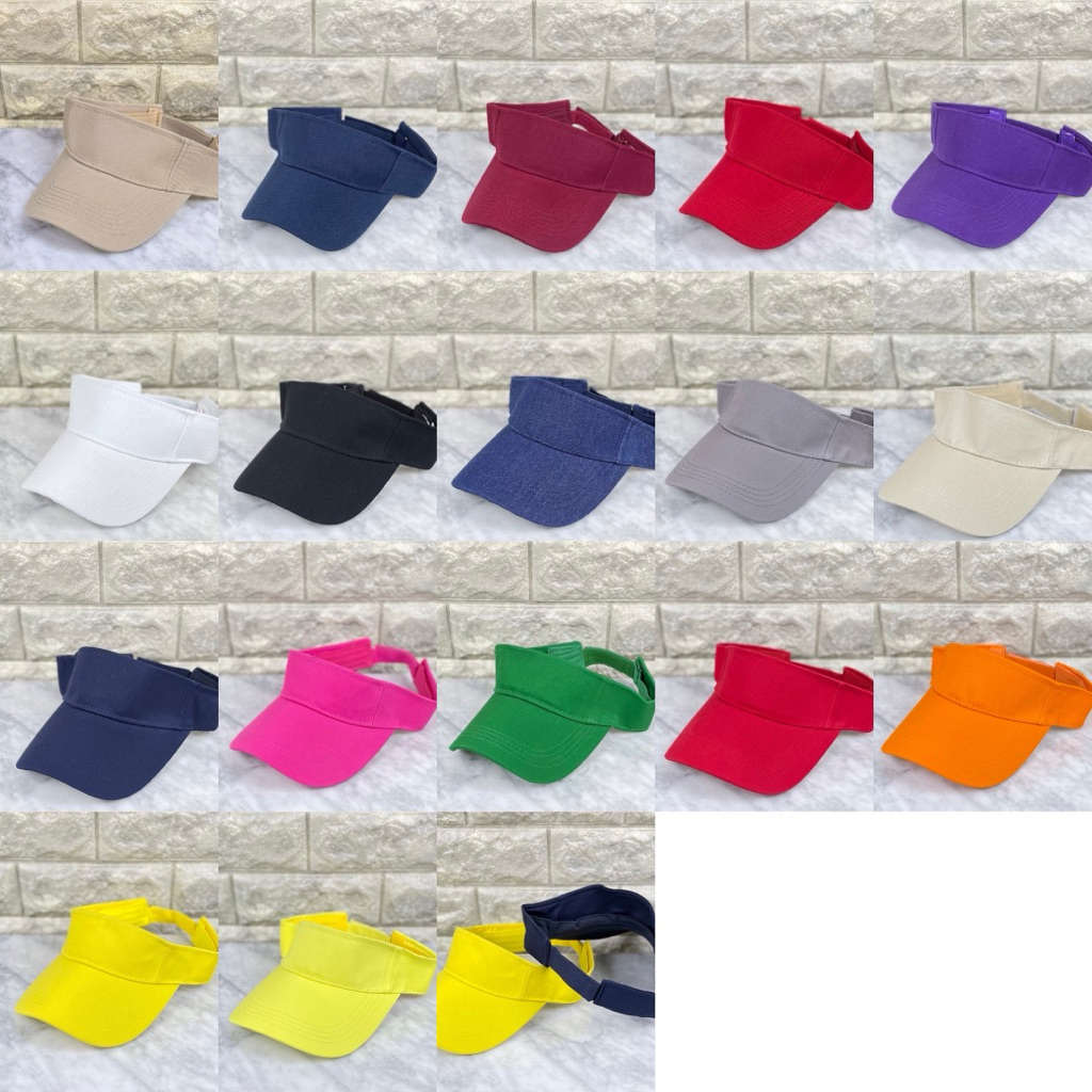 หมวกเปิดหัว visor Cap หมวกวิ่ง