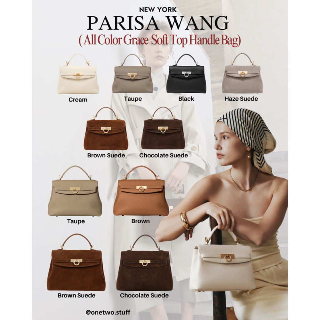 PARISA WANG | All Color Grace Soft Top Handle Bag