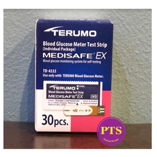 แผ่นตรวจน้ำตาล Terumo Medisafe EX / หัวตรวจ Medisafe Fit (เฉพาะแผ่นตรวจ 30 แผ่น/กล่อง)