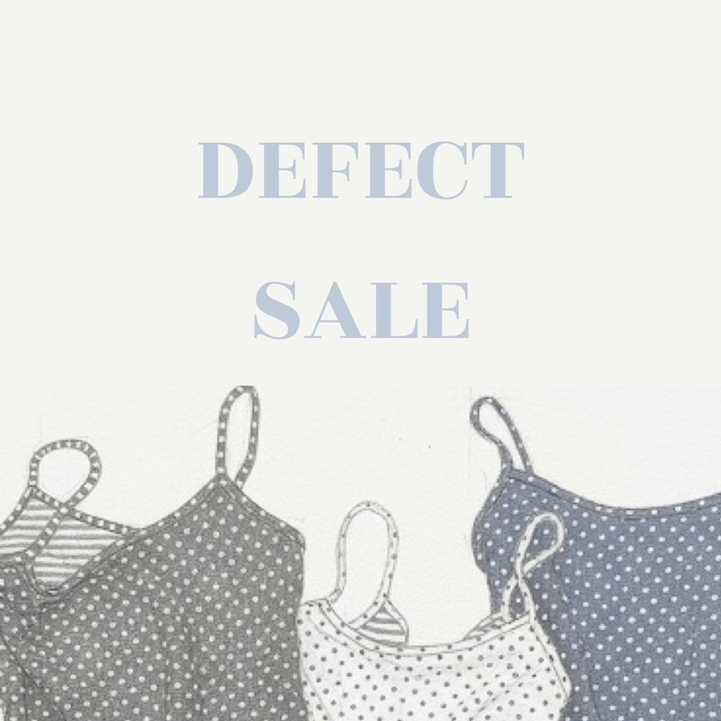 DEFECT SALE ตำหนิเนื้อผ้า/ การผลิต