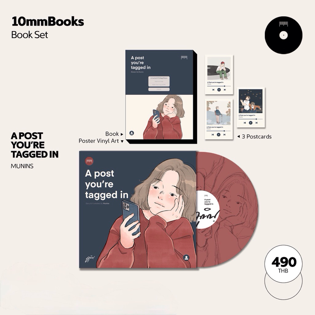 [Limited Book Set] 𝘽𝙤𝙤𝙠 𝙨𝙚𝙩 𝘼 𝙥𝙤𝙨𝙩 𝙮𝙤𝙪’𝙧𝙚 𝙩𝙖𝙜𝙜𝙚𝙙 𝙞𝙣 by munins 💭