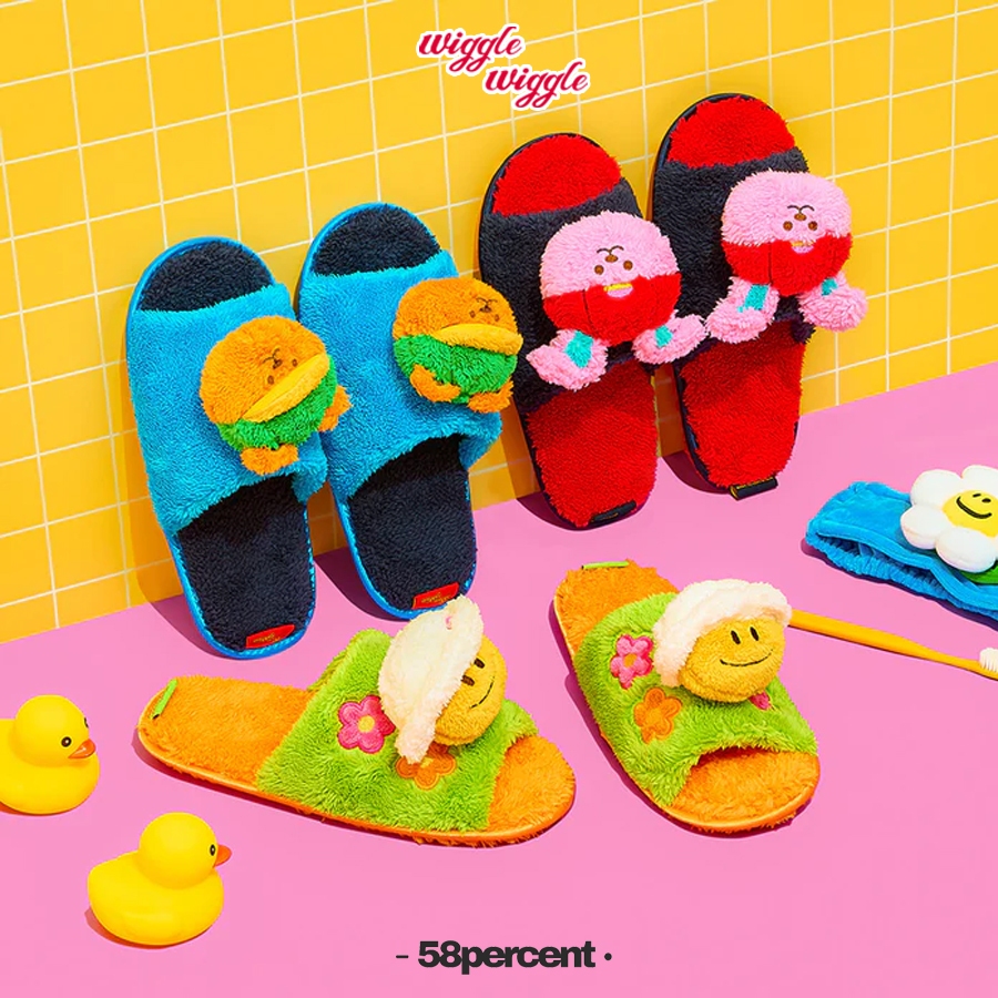 พร้อมส่ง  Wiggle wiggle_Washable Home Slippers