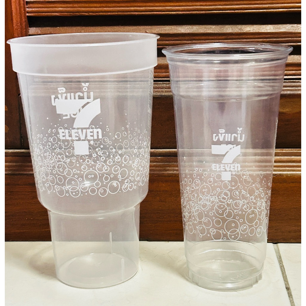 7-11 แก้วน้ำแข็ง Ice 7 Eleven แก้วมือสอง