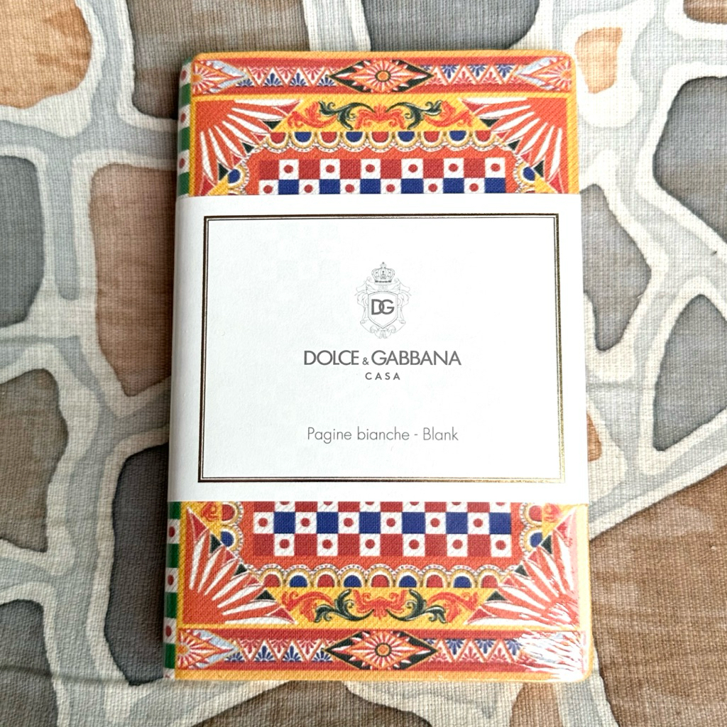 DOLCE & GABBANA CASA NOTEBOOK ใหม่ 💯 สมุด สมุดโน้ต ปากกา pen prada dior chanel gucci cartier Louis V