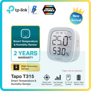 TP-Link Tapo T310 / Tapo T315 Smart Temperature & Humidity Sensor เครื่องวัดอุณหภูมิและความชื้น สั่งเปิด/ปิดการทำงาน