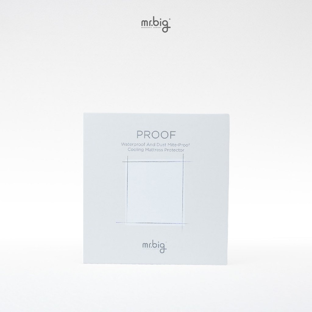 MR.BIG Proof Mattress Protector แผ่นรองกันเปื้อน กันน้ำ 100% ระบายอากาศ ป้องกันไรฝุ่น