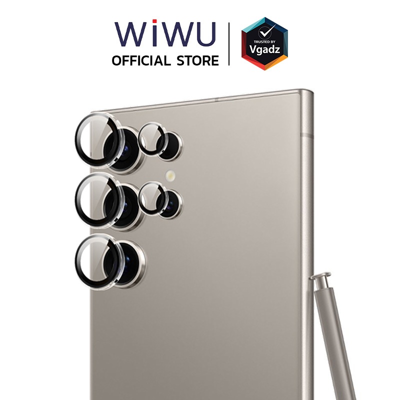 WiWU กระจกเลนส์กล้องสำหรับ Galaxy S26 / S26 Plus / S26 Ultra รุ่น Puro Classic Lens Guard