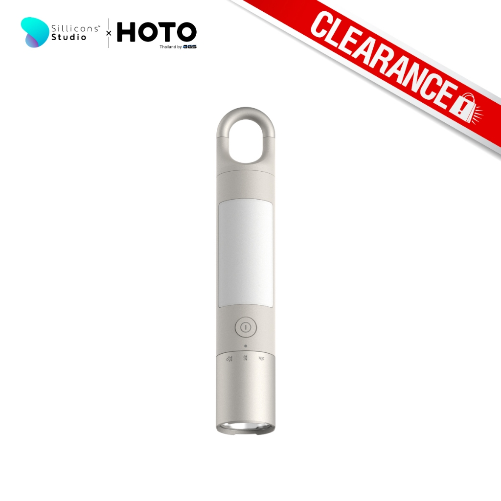 [Clearance ไม่มีประกัน] HOTO FLASHLIGHT DUO ไฟฉายสองระบบ ขนาดเล็ก ชาร์จแบต พกพาสะดวก