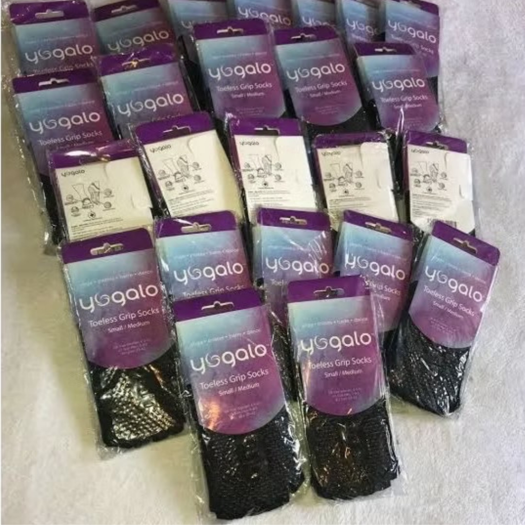YOGALO Toeless Non-Slip Yoga Socks ถุงเท้าโยคะ พิลาทิส แบบเปิดนิ้ว 36-42 — صورة 8