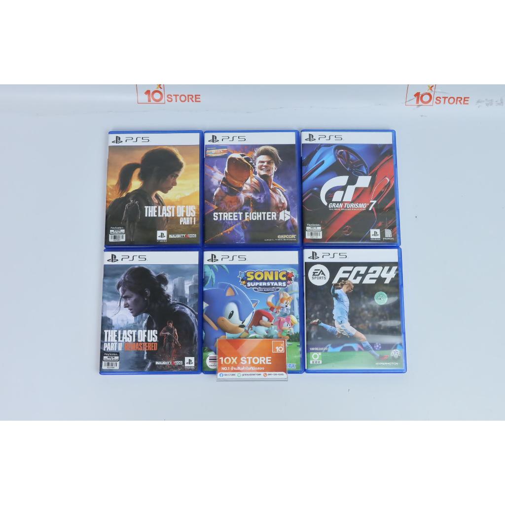 แผ่นเกม PS5 Gran Turismo 7/Street Fighter 6/The Last of Us Part I/The Last of Us Part II/EA SportsFC