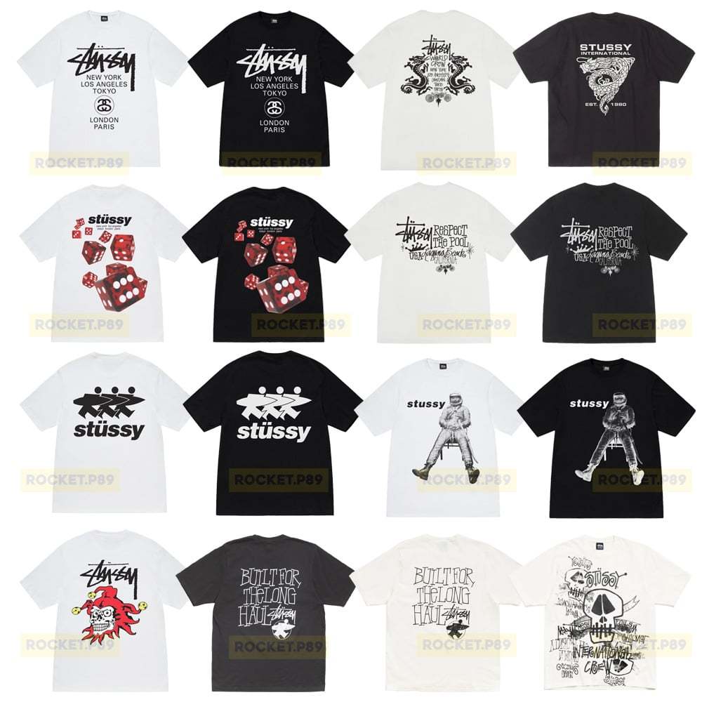 STUSSY (US) TEE ป้าย US authentic