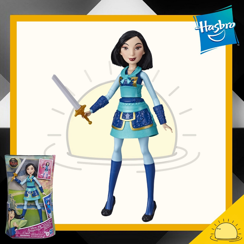Hasbro Disney Princess Warrior Moves Mulan Doll with Sword-Swinging Action