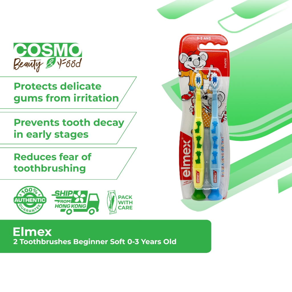 Elmex 2 Toothbrushes Beginner Soft 0-3 Years Old