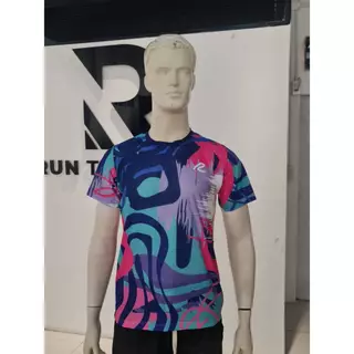 เสื้อวิ่งคอกลมแขนสั้นเนื้อผ้าRabbit25 รหัสสินค้า R19