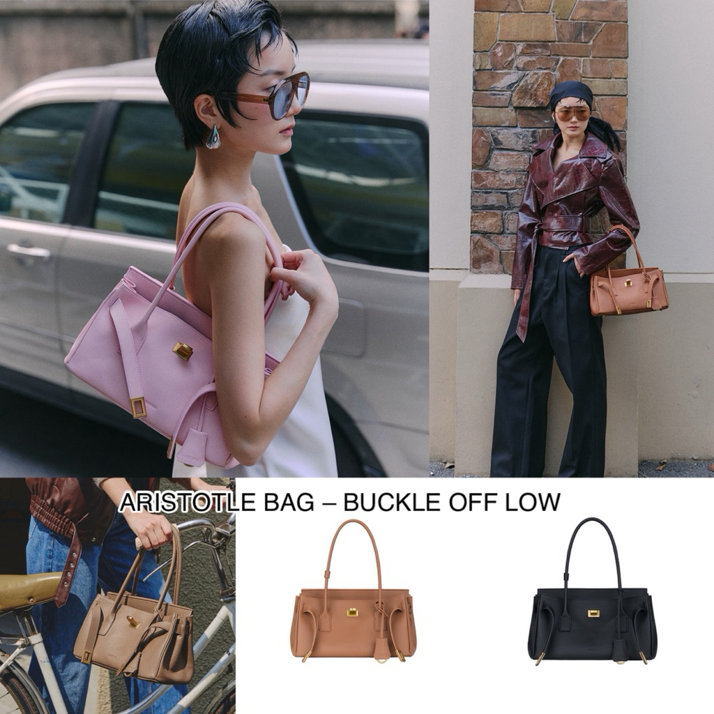 ใช้โค้ดลด20%-30%ได้น้าา ARISTOTLE BAG – BUCKLE OFF LOWนี้สายสะพายยาว เข้าไหล่ได้ หนังเนี๊ยบ ฟิวลูกคุณ