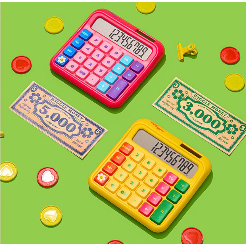 พร้อมส่ง Wiggle Wiggle_Calculator machine ( เครื่องคิดเลข )