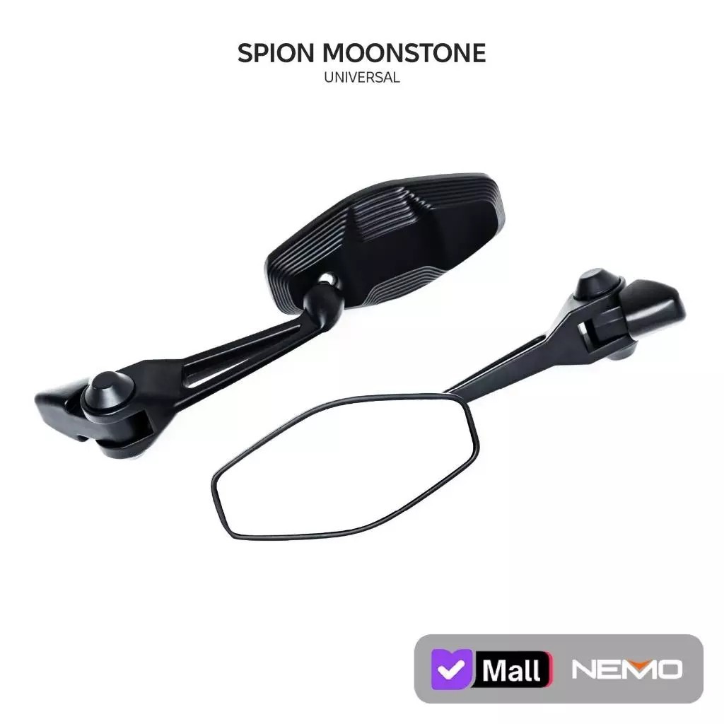 กระจก Moonstone NEMO ใส่ได้้กับหลายรุ่น เลนส์แท้ไม่หลอกตา กระจกข้าง