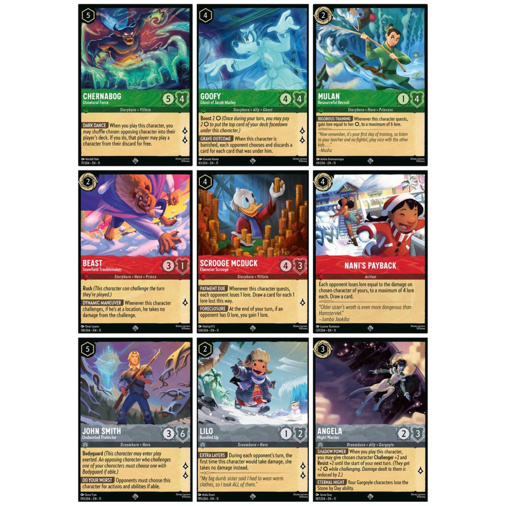 Lorcana : Winterspell Singles (Super rare Rarity)