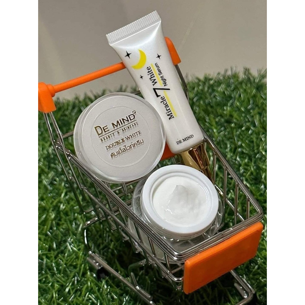 Set De Mind : ดับเบิ้ลไวท์+เซรั่มไวท์เทนนิ่ง 5G.