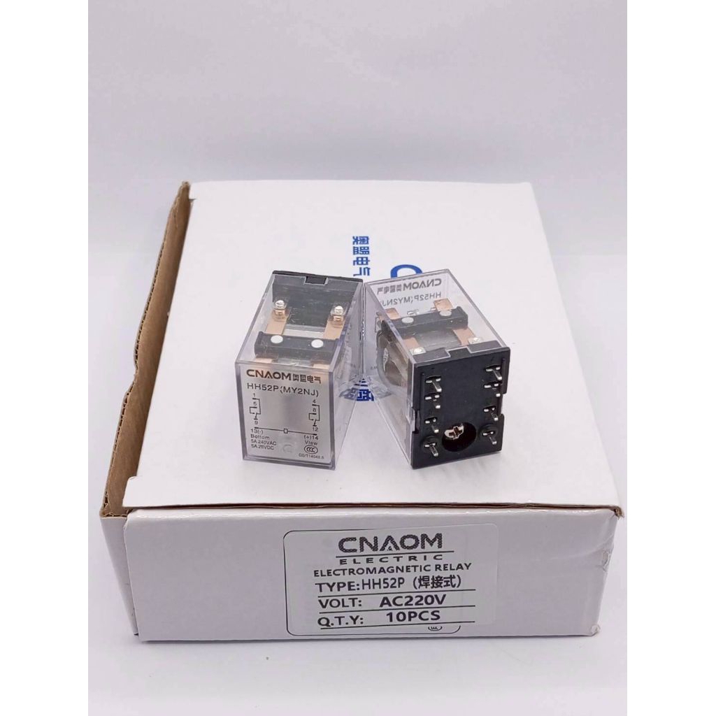 MY2. 220VAC ขาเเหลม รายละเอียดสินค้า. HH52P-L MY2NJ Relay รีเลย์ 8 ขา. สินค้านี้เฉพาะตัวรีเลย์ ถูกกว