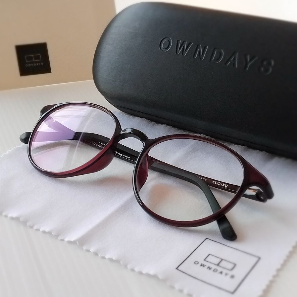 2,990.-  แว่นตา OWNDAYS แบรนด์ญี่ปุ่น เบาเหมือนไม่ได้ใส่