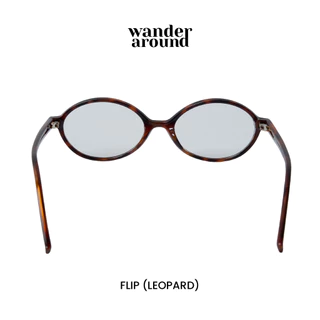 WANDER AROUND GLASSES FRAME - FLIP (Leopard) แว่นตา