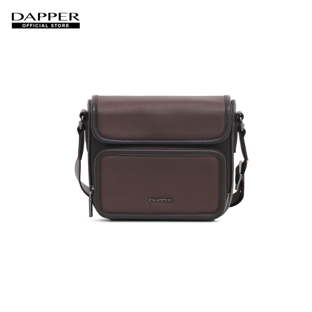 DAPPER กระเป๋าสะพายข้าง Zip Flap Crossbody Bag สีน้ำตาล (BM5/BR/1284SF1)