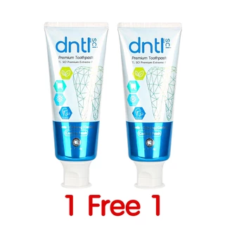 [ซื้อ1แถม1ในแพ็ค] ยาสีฟันเดนทัลซายน์ DNTLsci Premium Extreme Fresh แบบหลอด [100g] ลดน้ำลายบูด สูตรอ่อนโยน ไม่แสบปาก