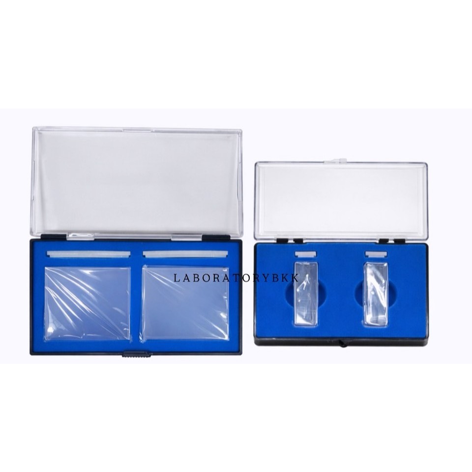 คิวเวทท์ควอตซ์แท้ พร้อมฝาปิด Quartz Cuvette with Cap UK