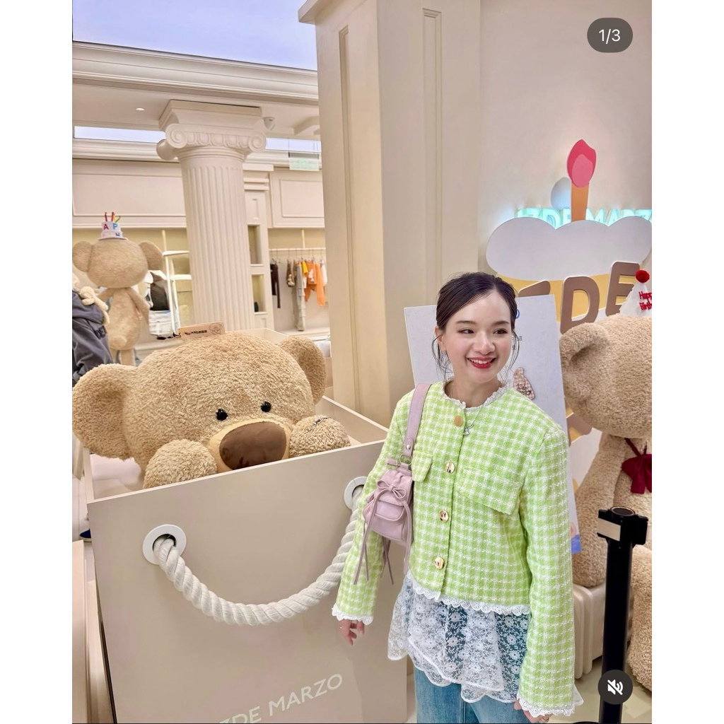 BNK MILAN TWEED JACKET สีLemon twist