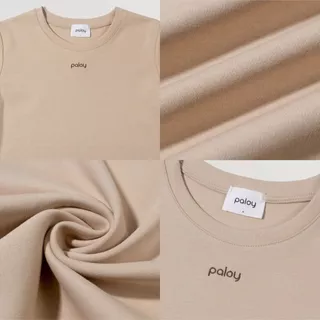 Paloy - PL2106 เสื้อยืดแขนสั้น อกปัก paloy ผ้ายืด