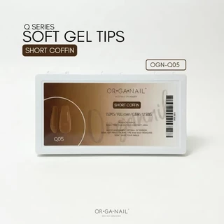 Organail เล็บปลอม Soft Gel Tips กล่องขาว PVC 552 ชิ้น