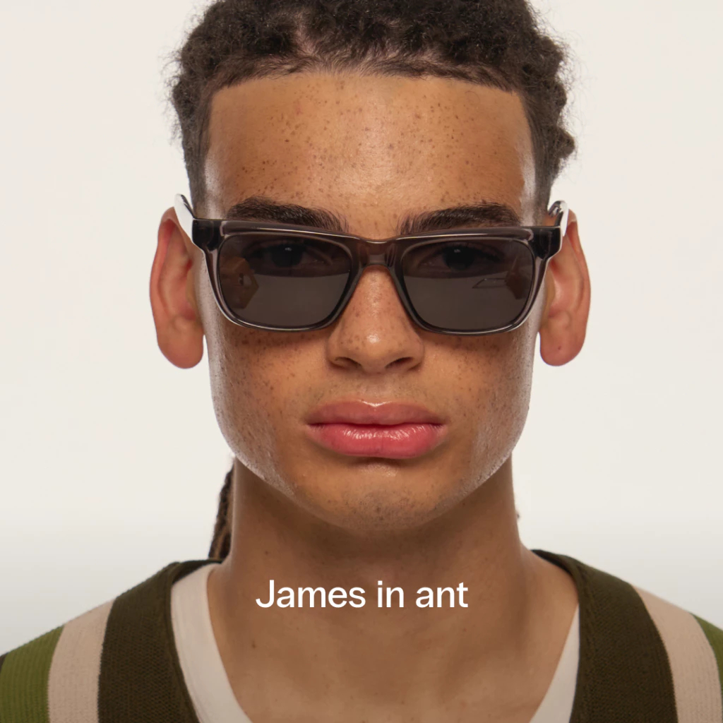 Sunnies Studios نظارة شمسية James مربعة للجنسين — صورة 2