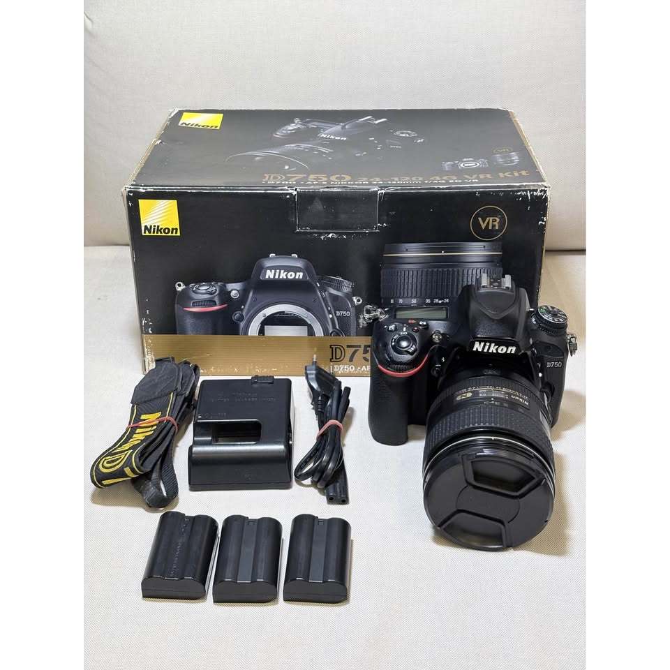Nikon D750+kit 24-120mm มือสอง