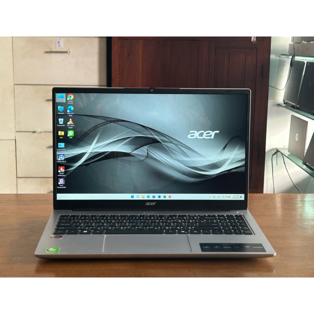 Acer Lite15 AL15-41P-R47V Ram16GB Ryzen7-5700U ชาร์จแบบ Type C