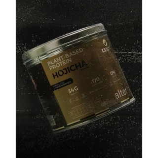 Alter hojicha plant-based protein โปรตีนพืช รส โฮจิฉะ โปรตีนพืช โปรตีน1กระปุก